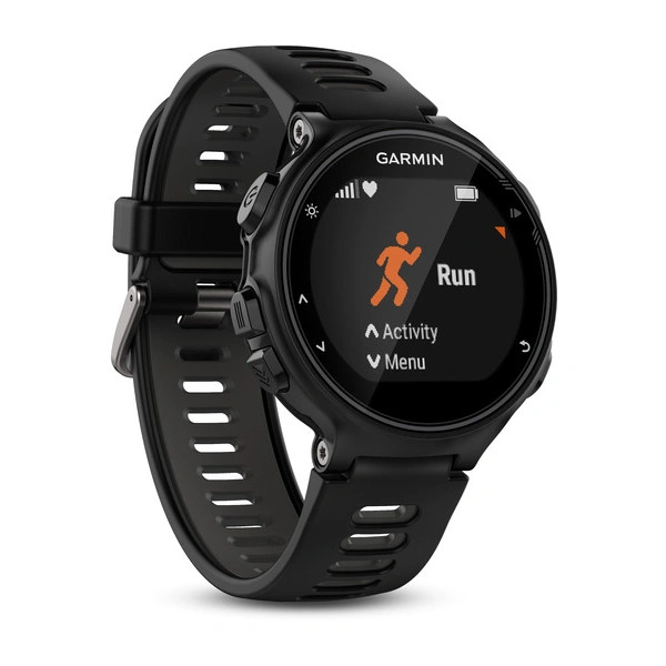 Часы Garmin Forerunner 735XT HRM-Run черно-серые
