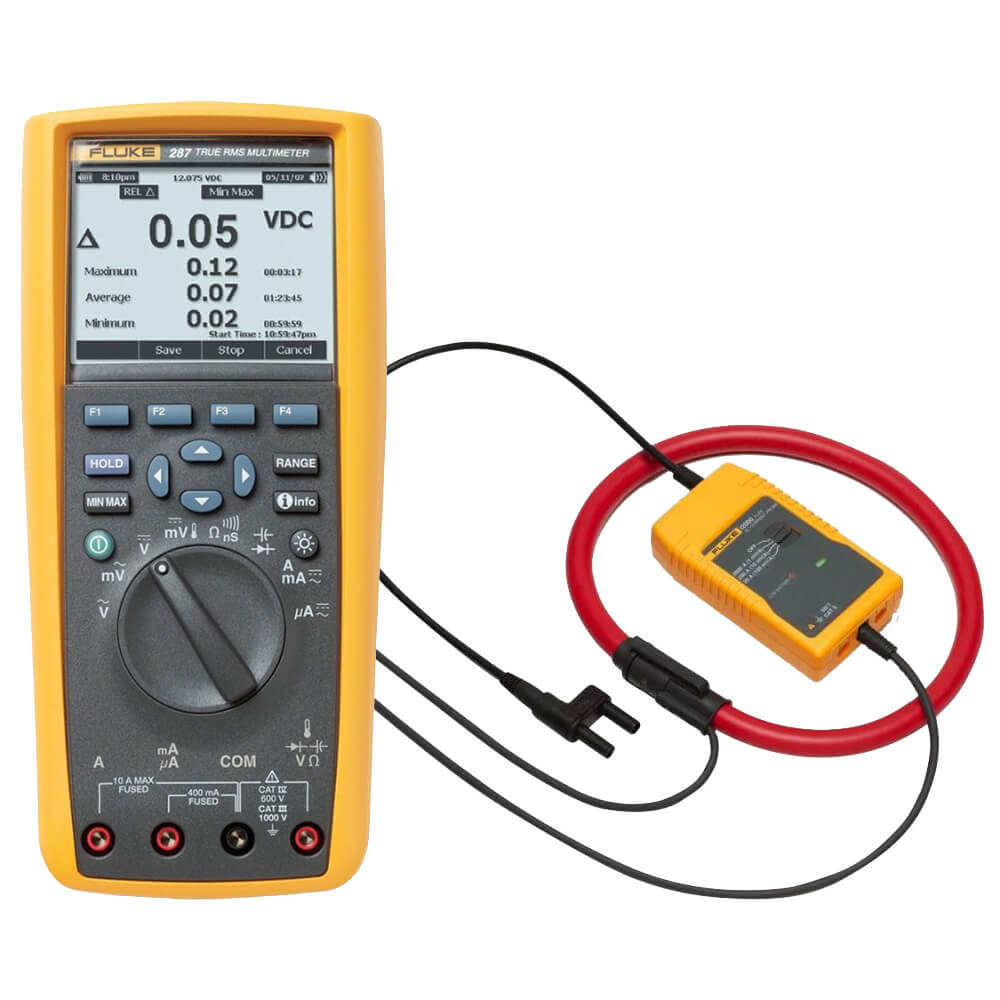 Комплект - мультиметр Fluke 287 с токовыми клещами Fluke i2000 flex
